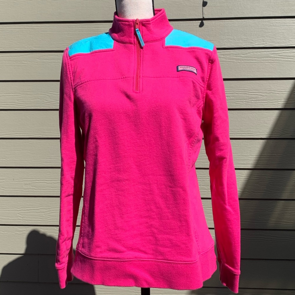 Vineyard Vines Pink Pullover Sweater Medium Womens